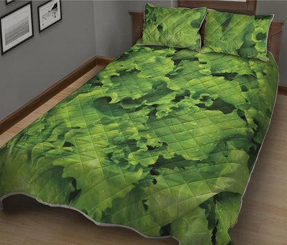 Salad Vegetable Print Quilt Bed Set