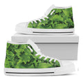 Salad Vegetable Print White High Top Sneakers