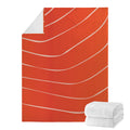 Salmon Artwork Print Blanket