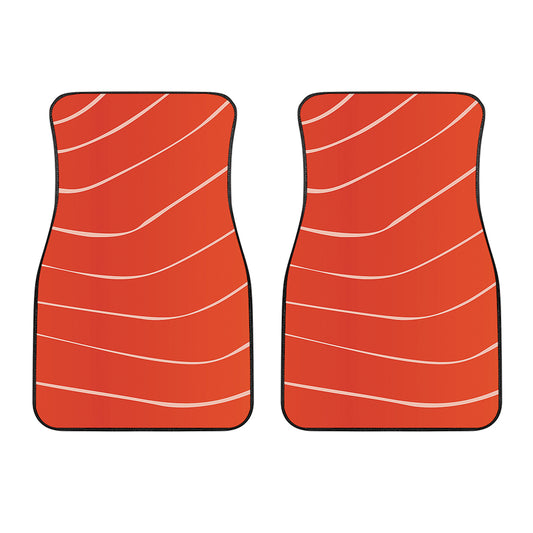 Salmon Artwork Print Front Car Floor Mats