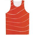 Salmon Artwork Print Men's Tank Top