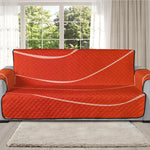 Salmon Artwork Print Oversized Sofa Protector