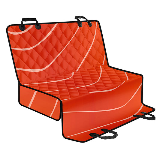Salmon Artwork Print Pet Car Back Seat Cover