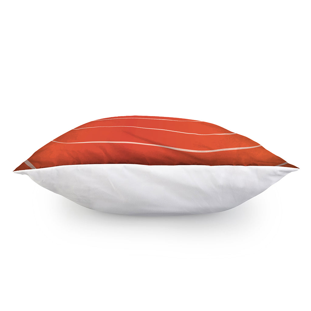 Salmon Artwork Print Pillow Cover