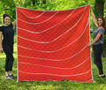 Salmon Artwork Print Quilt