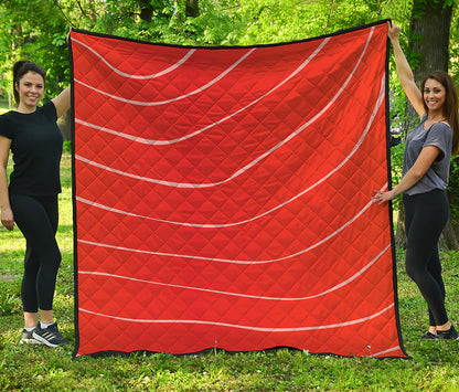 Salmon Artwork Print Quilt