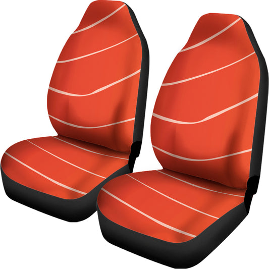 Salmon Artwork Print Universal Fit Car Seat Covers