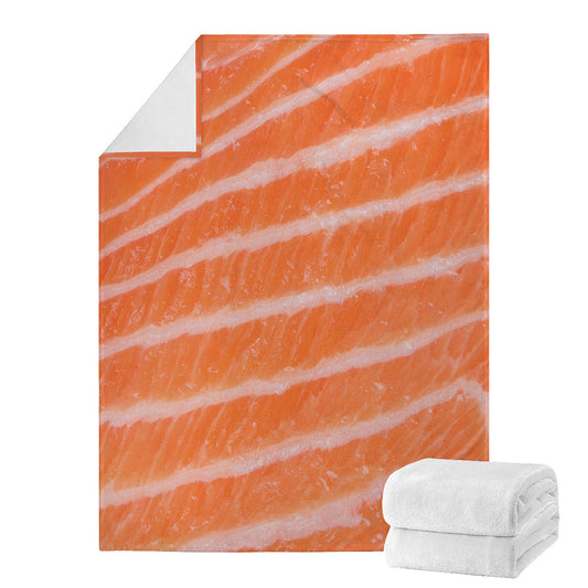 Salmon Fillet Print Blanket