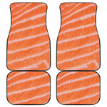 Salmon Fillet Print Front and Back Car Floor Mats