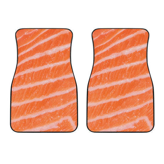 Salmon Fillet Print Front Car Floor Mats