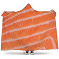 Salmon Fillet Print Hooded Blanket