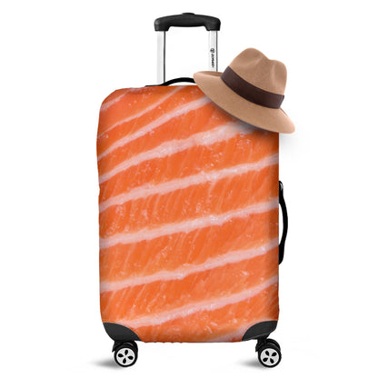 Salmon Fillet Print Luggage Cover