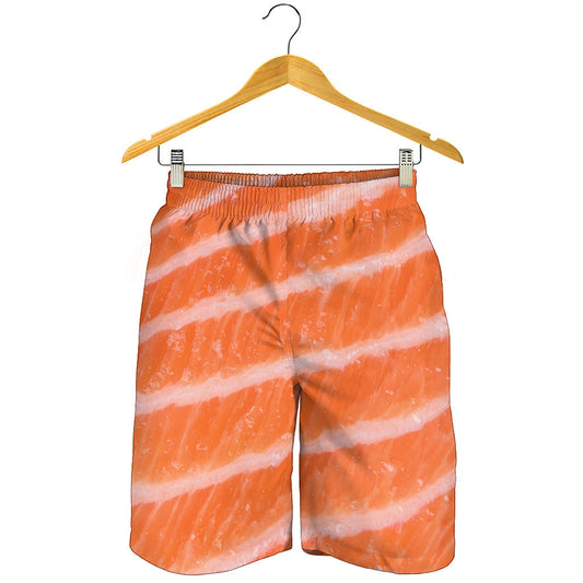 Salmon Fillet Print Men's Shorts