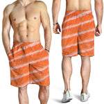 Salmon Fillet Print Men's Shorts