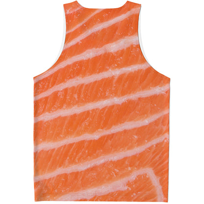 Salmon Fillet Print Men's Tank Top