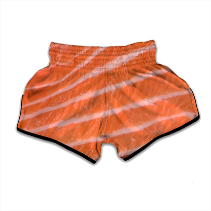 Salmon Fillet Print Muay Thai Boxing Shorts