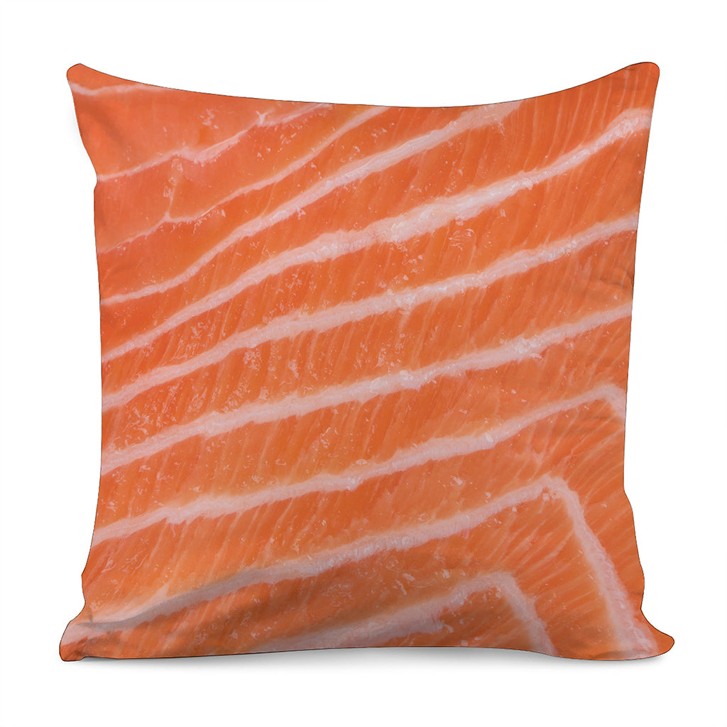 Salmon Fillet Print Pillow Cover