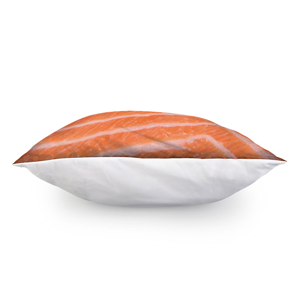 Salmon Fillet Print Pillow Cover