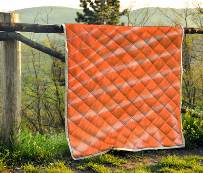 Salmon Fillet Print Quilt