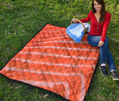 Salmon Fillet Print Quilt