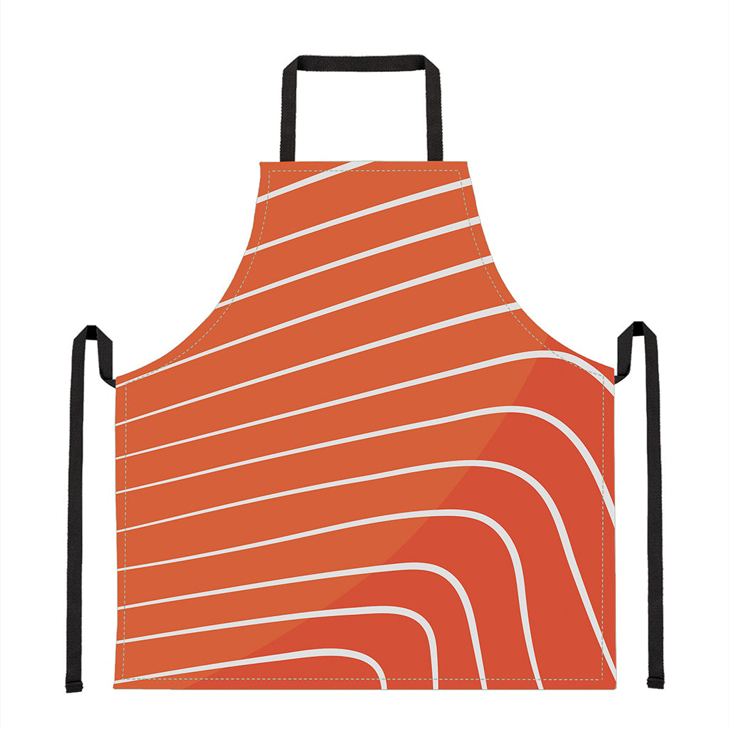 Salmon Print Apron