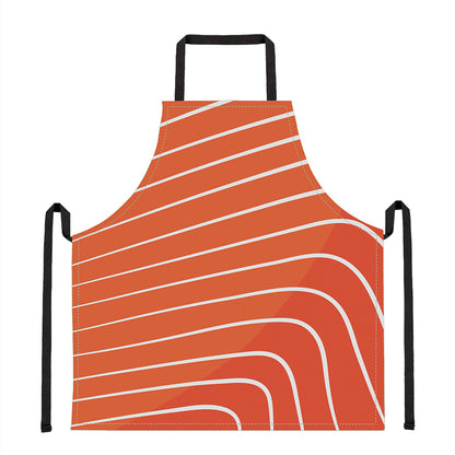 Salmon Print Apron