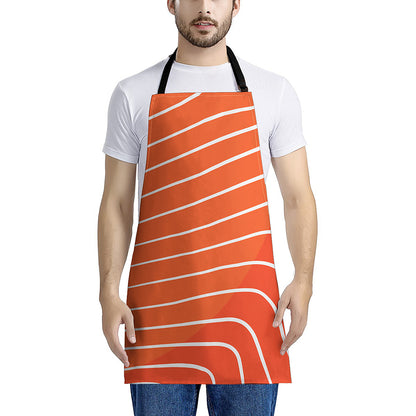 Salmon Print Apron