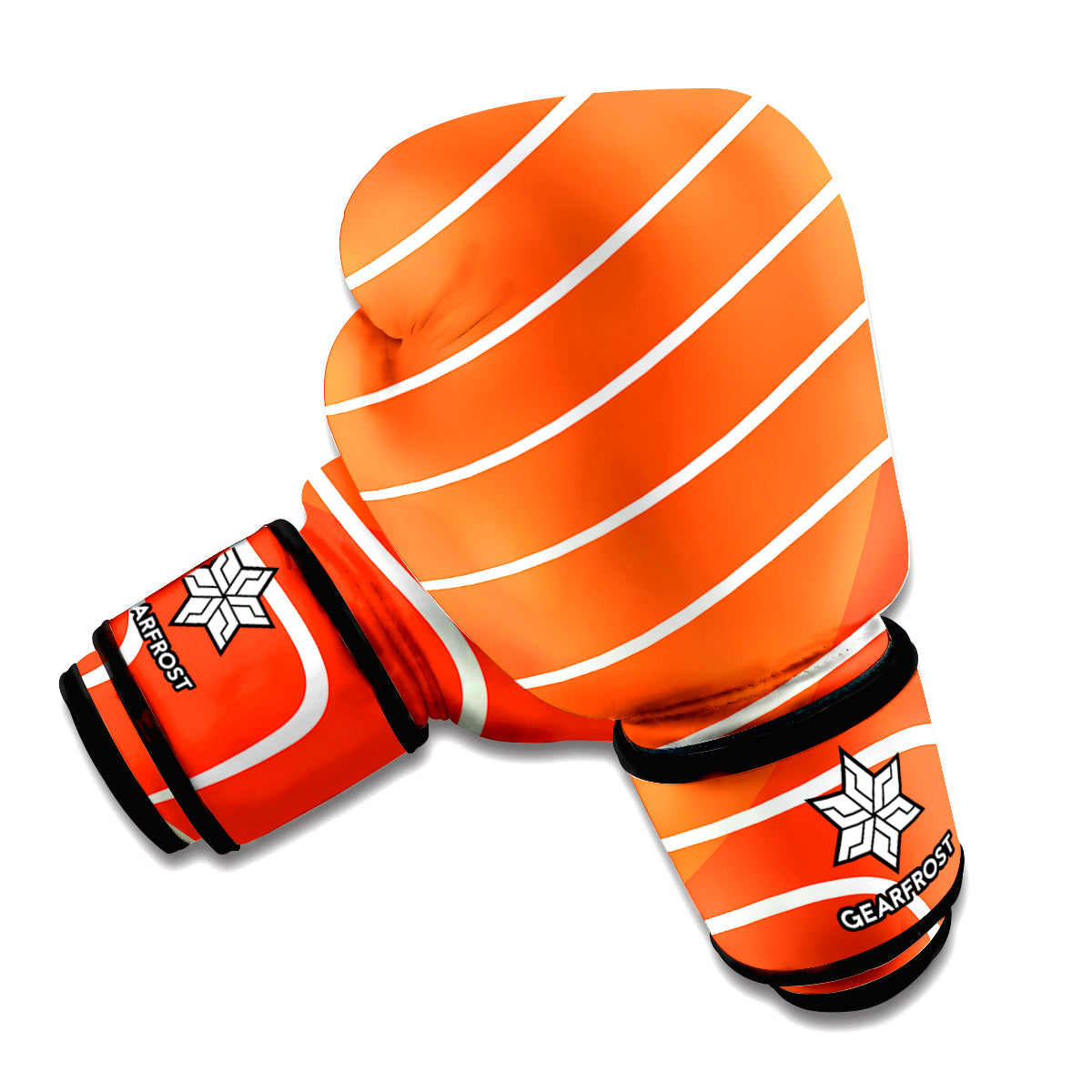 Salmon Print Boxing Gloves