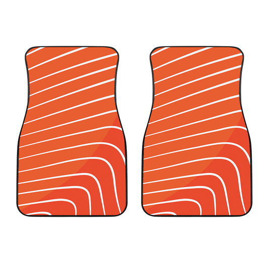 Salmon Print Front Car Floor Mats