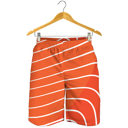 Salmon Print Men's Shorts