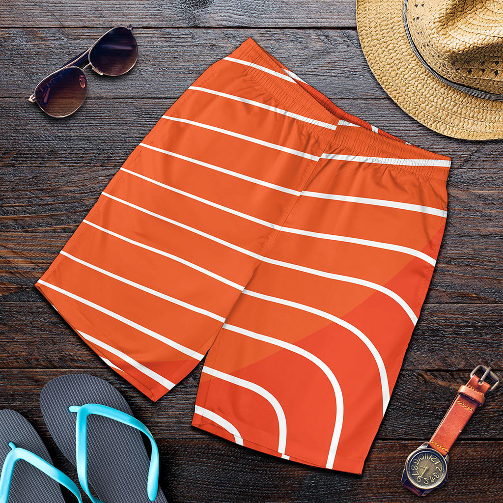 Salmon Print Men's Shorts