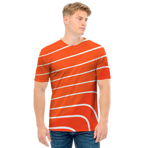 Salmon Print Men's T-Shirt
