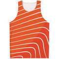 Salmon Print Men's Tank Top