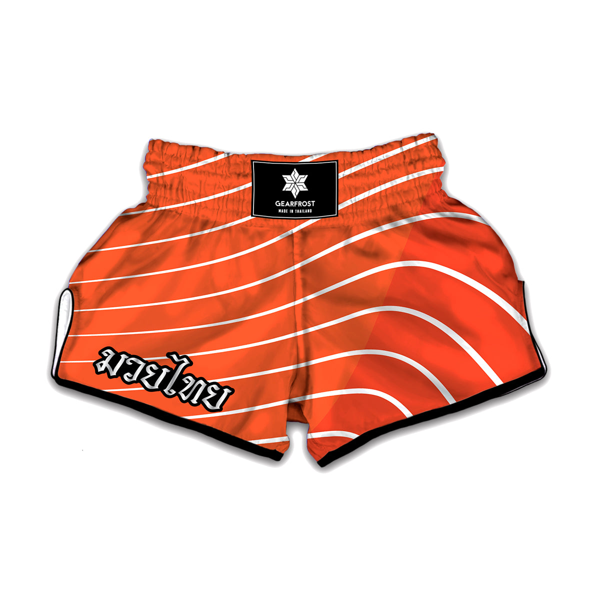 Salmon Print Muay Thai Boxing Shorts