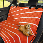 Salmon Print Pet Car Back Seat Cover