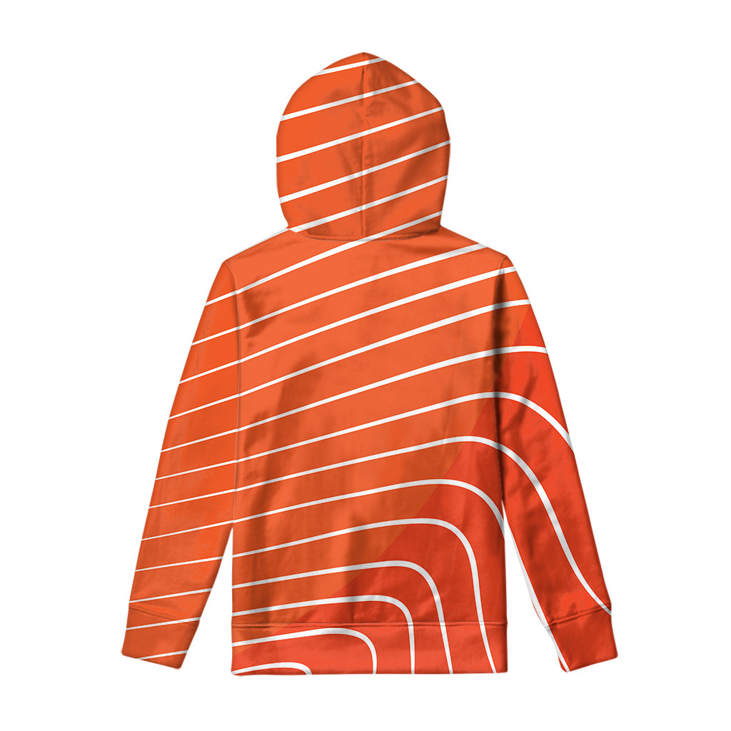 Salmon Print Pullover Hoodie