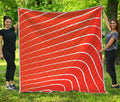 Salmon Print Quilt