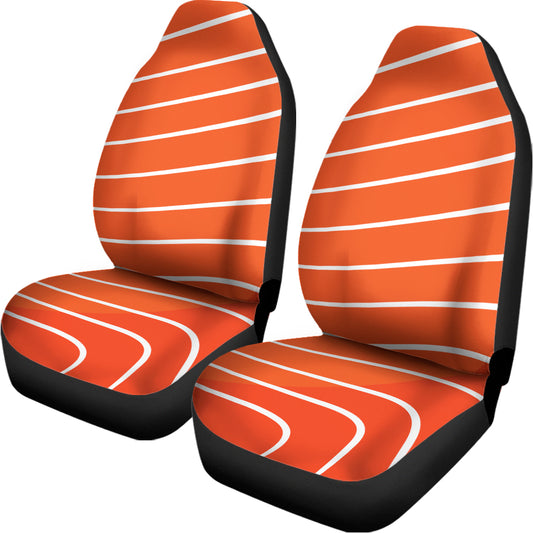 Salmon Print Universal Fit Car Seat Covers