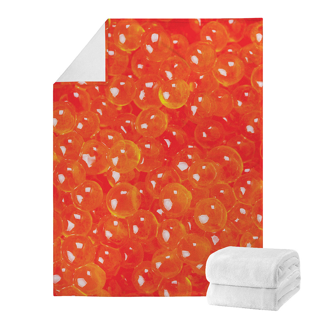 Salmon Roe Print Blanket