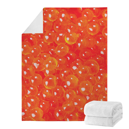 Salmon Roe Print Blanket