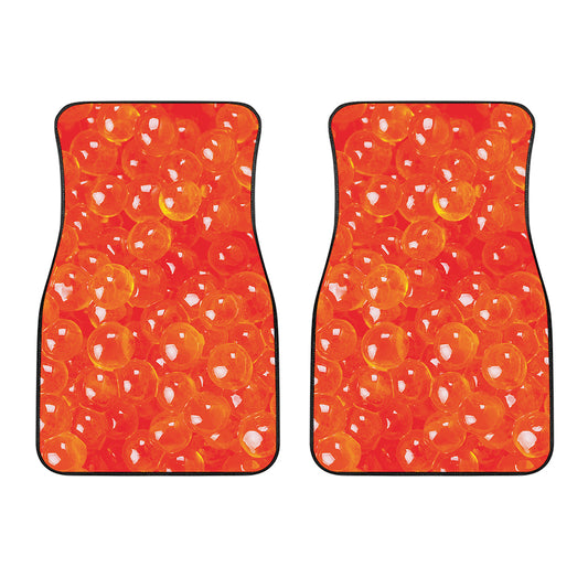 Salmon Roe Print Front Car Floor Mats