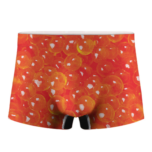 Salmon Roe Print Men's Boxer Briefs