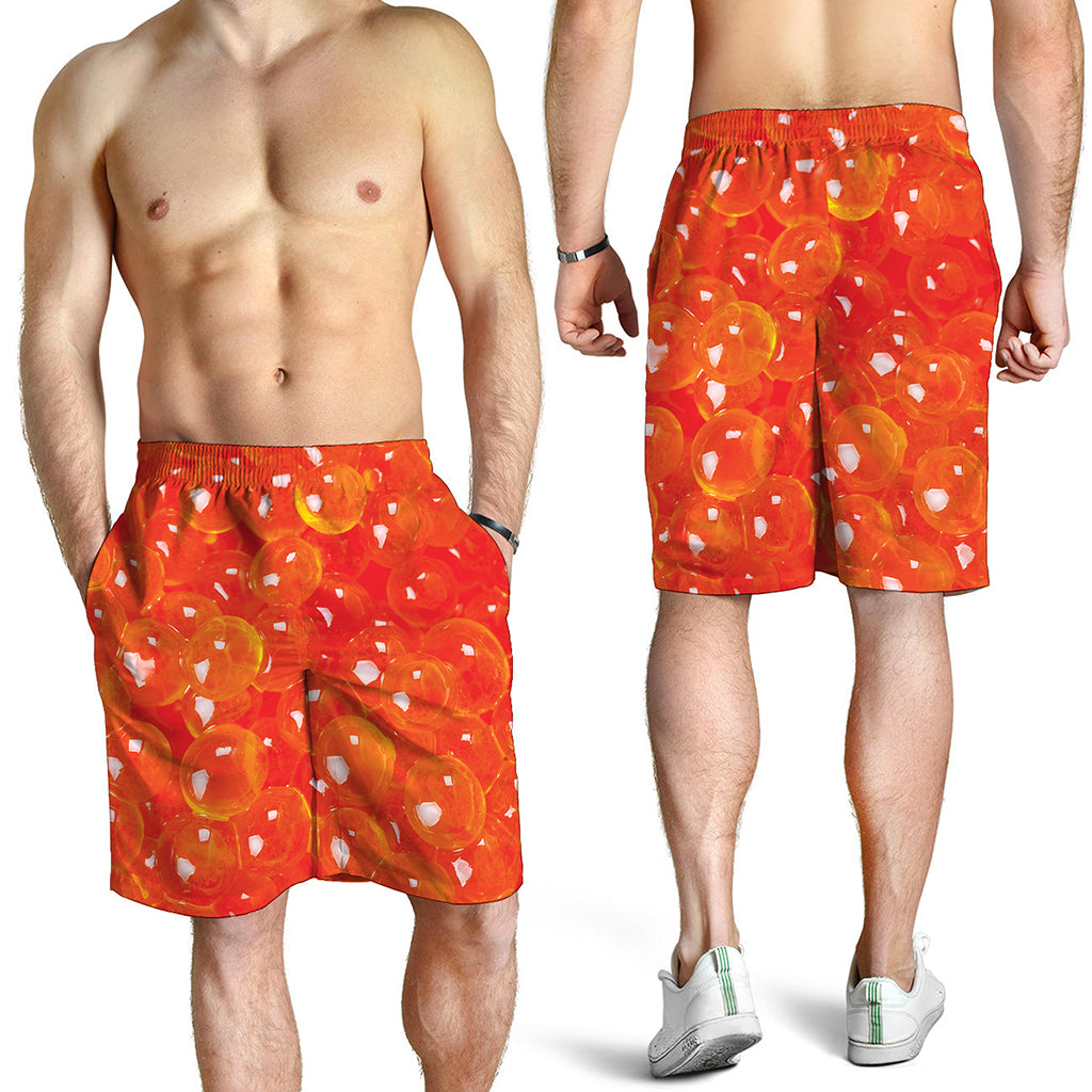 Salmon Roe Print Men's Shorts