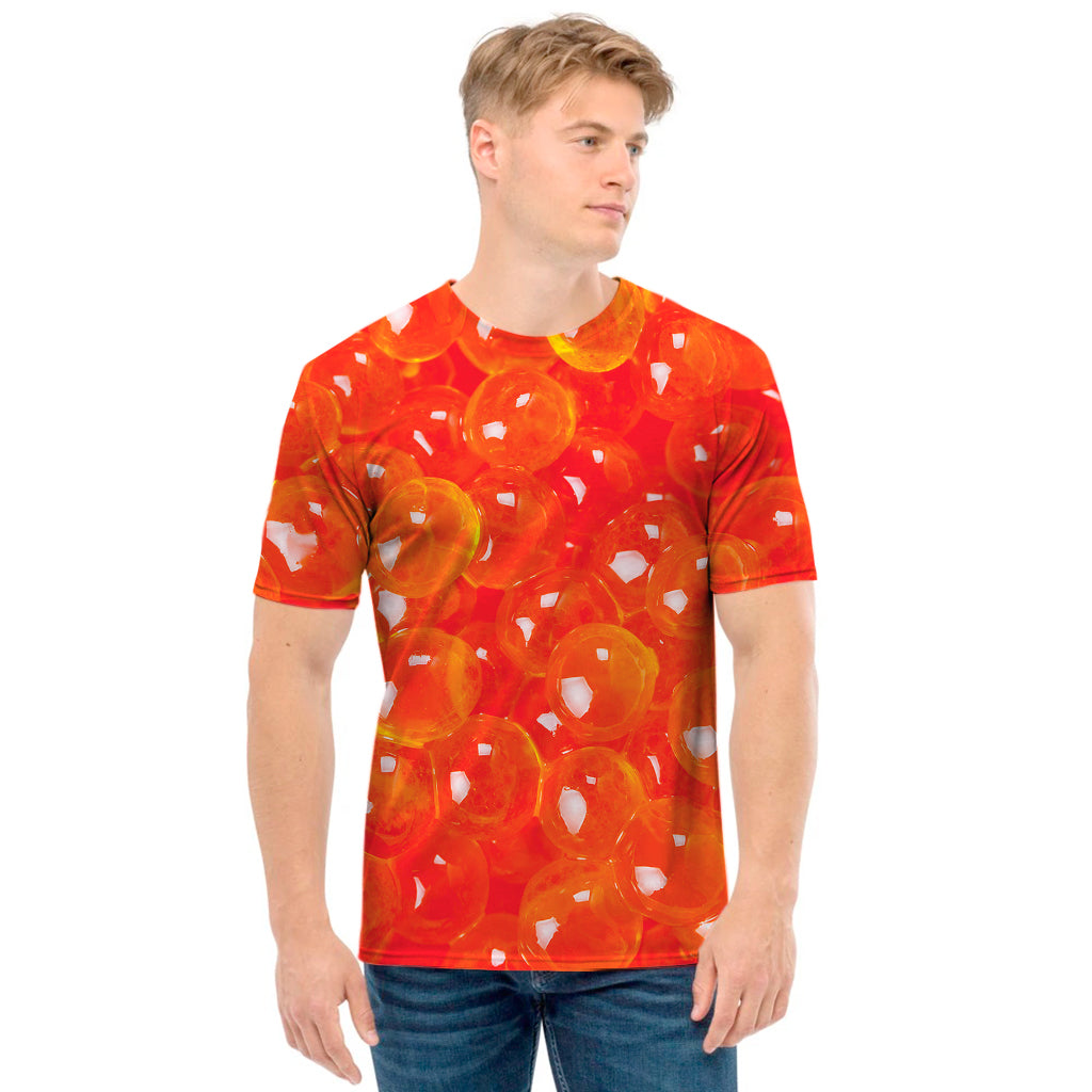 Salmon Roe Print Men's T-Shirt