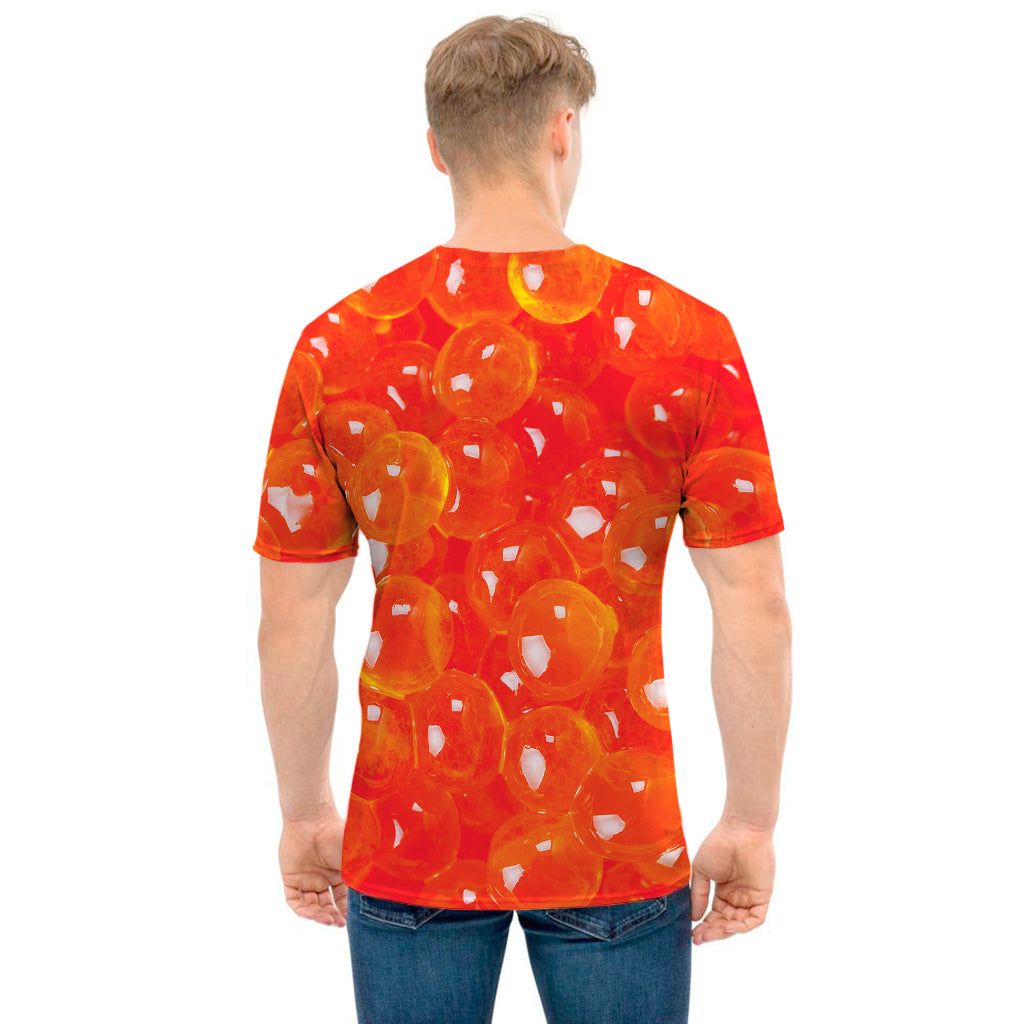 Salmon Roe Print Men's T-Shirt