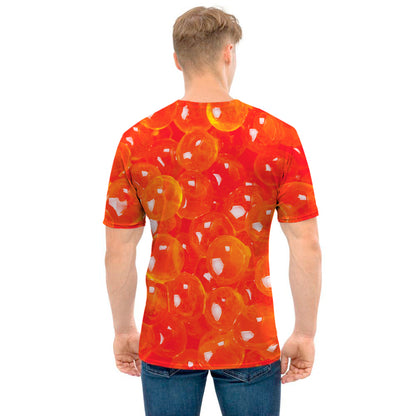 Salmon Roe Print Men's T-Shirt