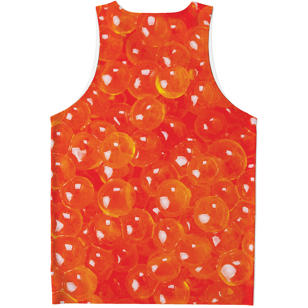 Salmon Roe Print Men's Tank Top