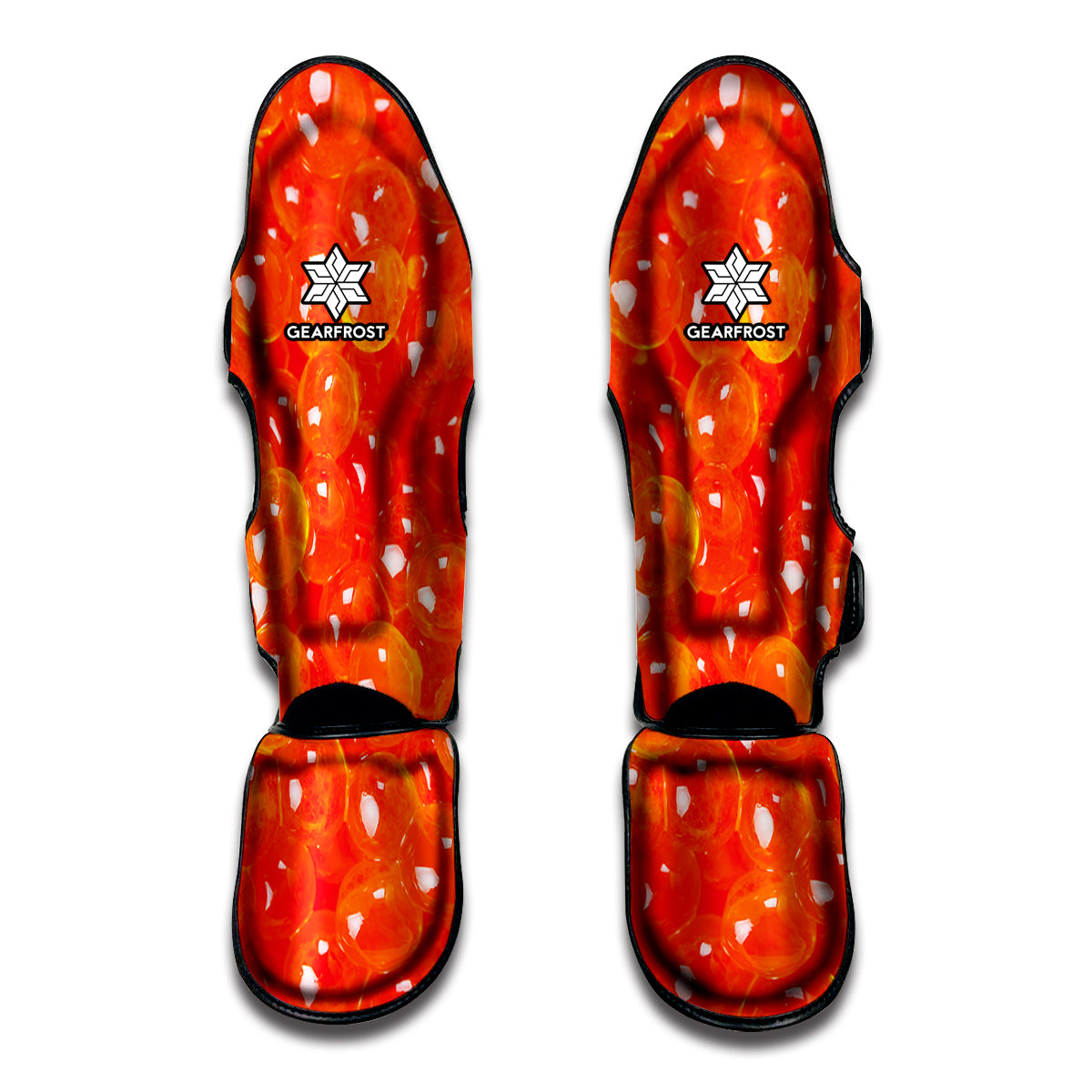 Salmon Roe Print Muay Thai Shin Guard