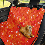 Salmon Roe Print Pet Car Back Seat Cover