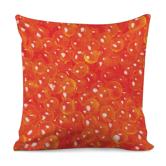 Salmon Roe Print Pillow Cover